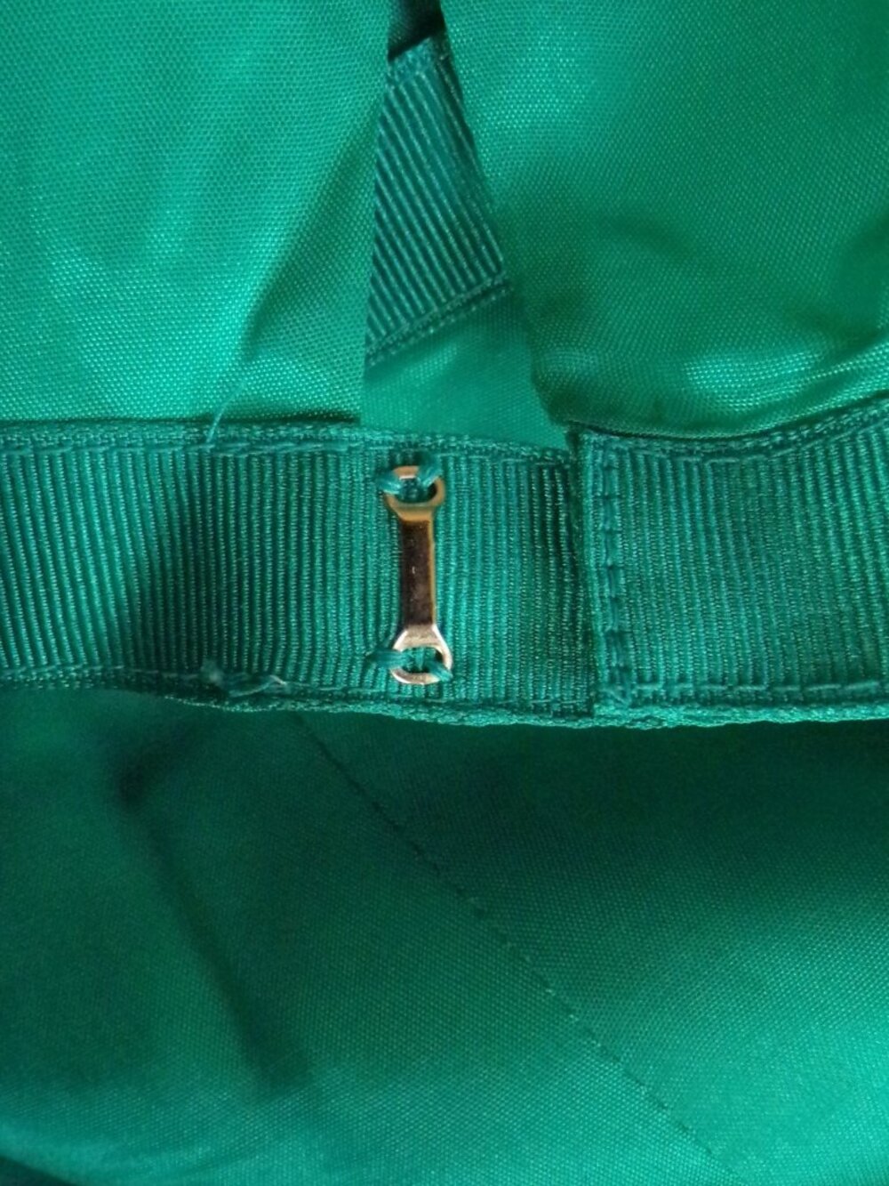 ANN TAYLOR size 8 teal-green OTS fit/flare party/cocktail dress cotton/silk - Picture 13 of 15